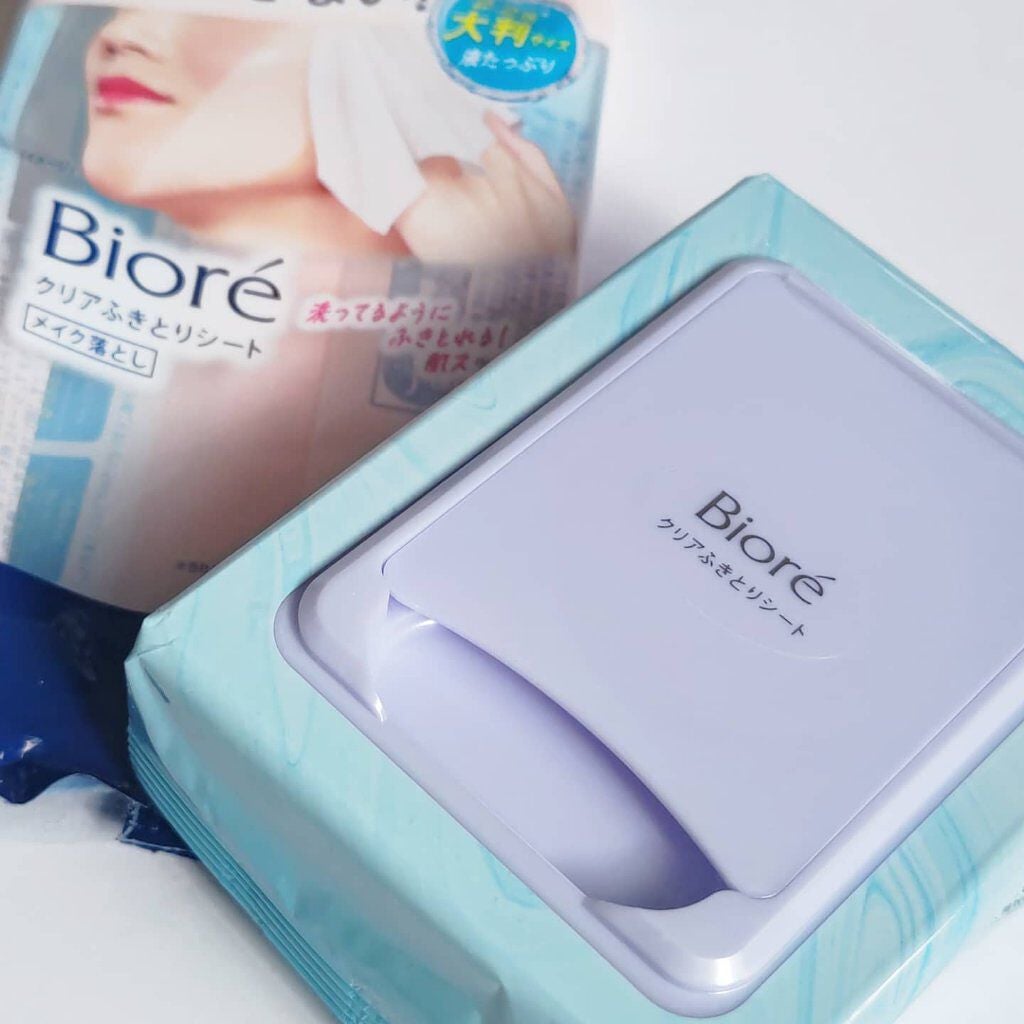 クリアふきとりシート/ビオレ/クレンジングシートを使ったクチコミ(5枚目)