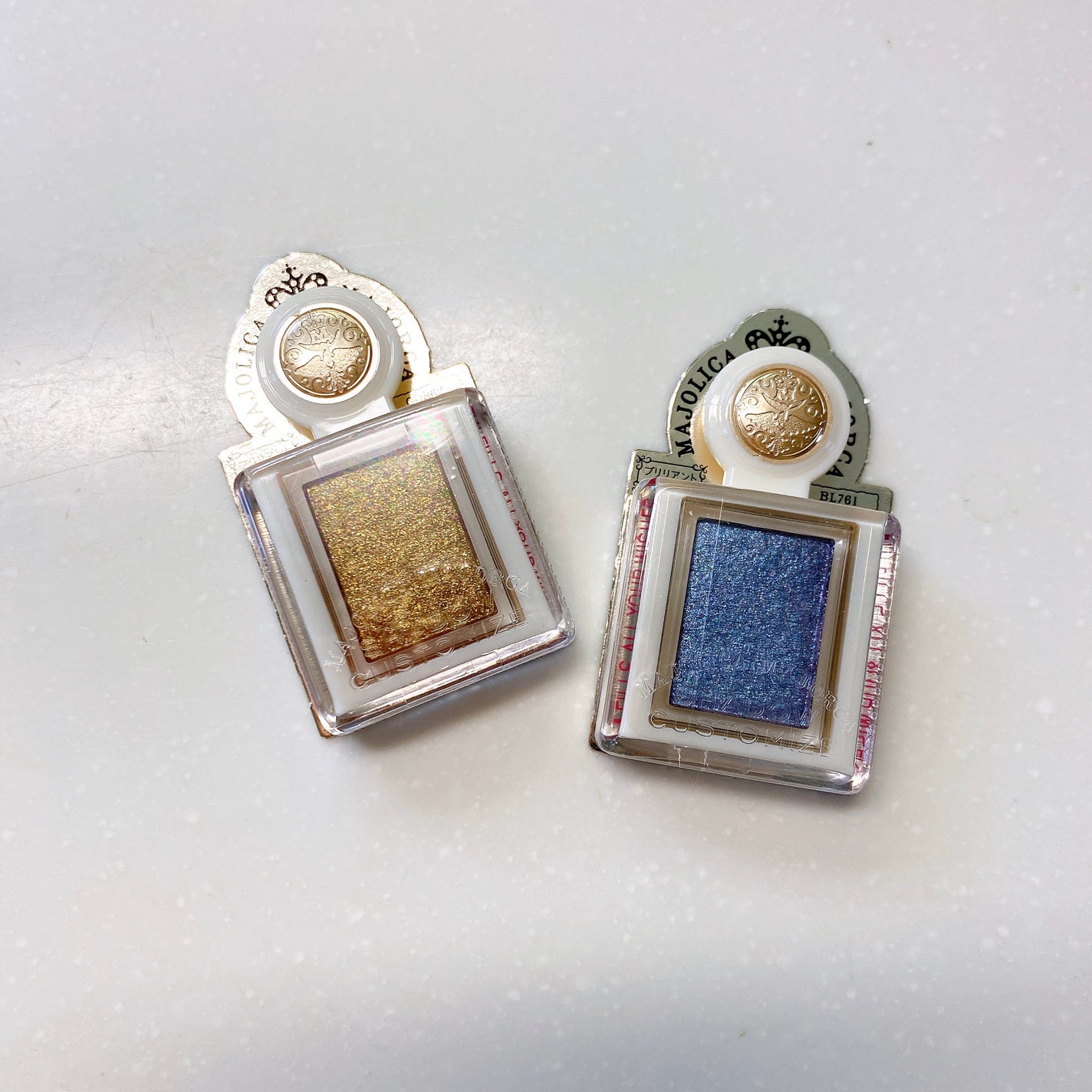 シャドーカスタマイズ (ブリリアントグリッター)/MAJOLICA MAJORCA/グリッターを使ったクチコミ(1枚目)