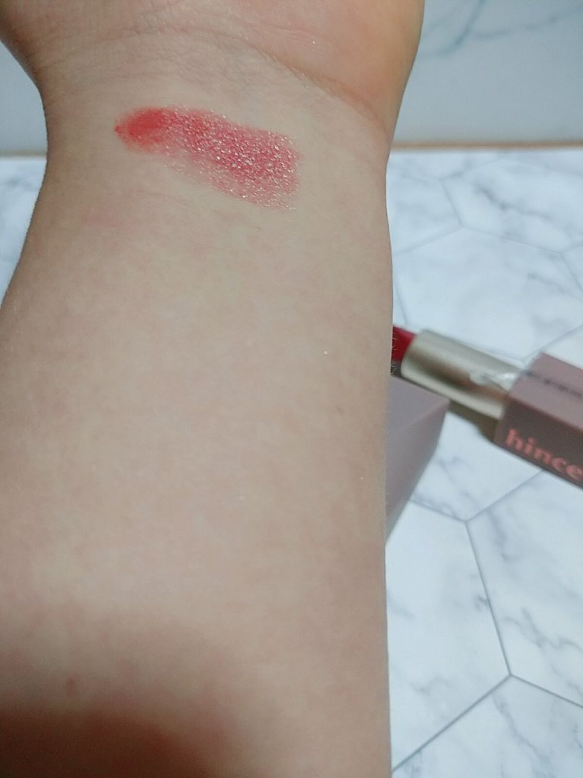 ムードインハンサーシアー/hince/口紅を使ったクチコミ（2枚目）