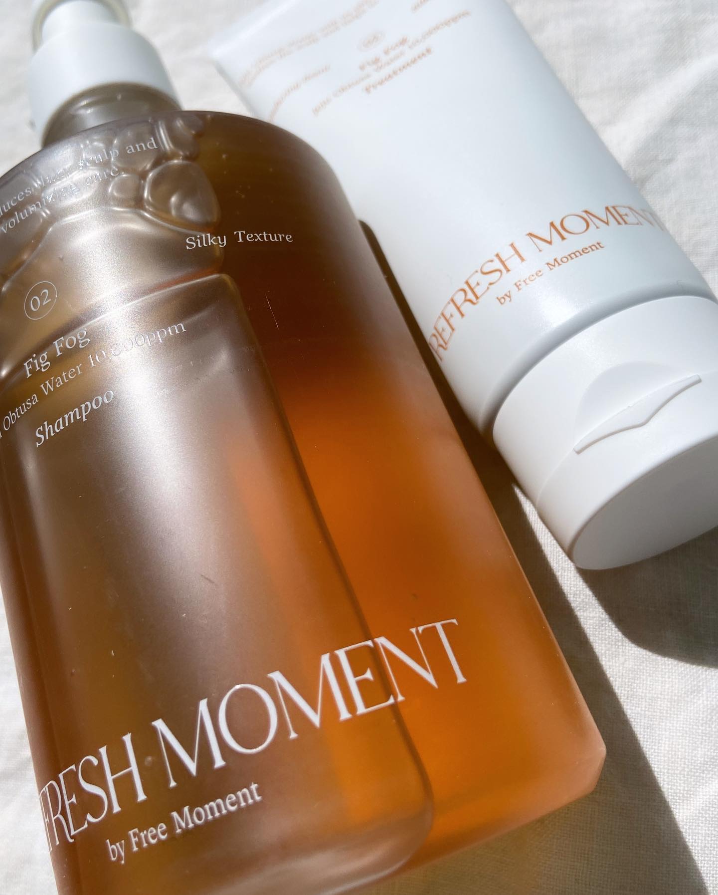 リフレッシュモーメントパフュームシャンプー/トリートメント Fig Fog/Free Moment /市販シャンプーを使ったクチコミ（1枚目）