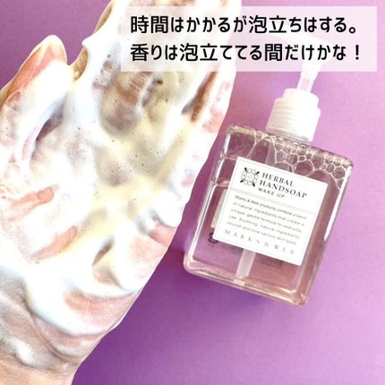 ハーバルハンドソープ ウェイクアップ 本体 250ml/MARKS&WEB/ハンドソープの画像