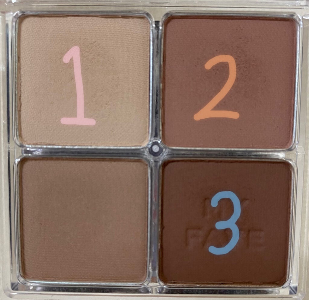 ホリカホリカ マイフェイブシャドウパレット(4カラー)/HOLIKA HOLIKA/アイシャドウパレットを使ったクチコミ(5枚目)