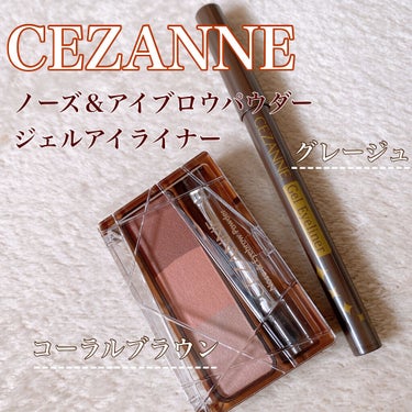 ノーズ＆アイブロウパウダー/CEZANNE/パウダーアイブロウを使ったクチコミ（1枚目）