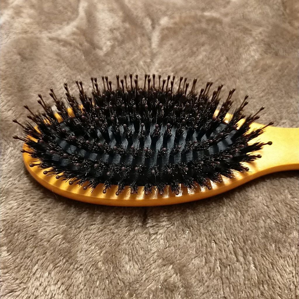 つやつや天然毛のミックスブラシ/マペペ/ヘアブラシを使ったクチコミ(3枚目)