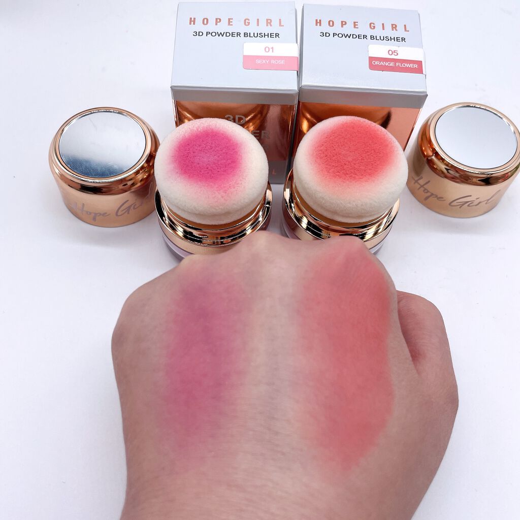 ホープガール3Dパウダーブラッシャー/Hope Girl/パウダーチークを使ったクチコミ(4枚目)