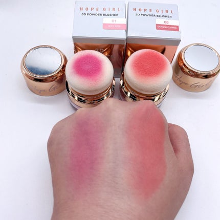 ホープガール3Dパウダーブラッシャー/Hope Girl/パウダーチークを使ったクチコミ(4枚目)