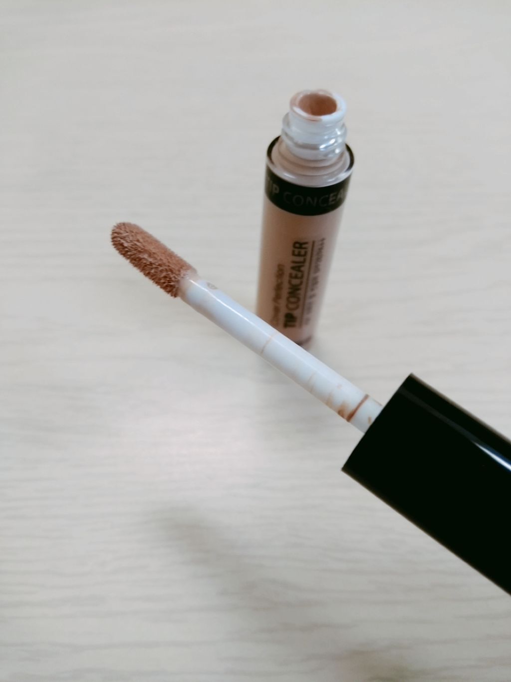 カバーパーフェクション チップコンシーラー/the SAEM/リキッドコンシーラーを使ったクチコミ(2枚目)