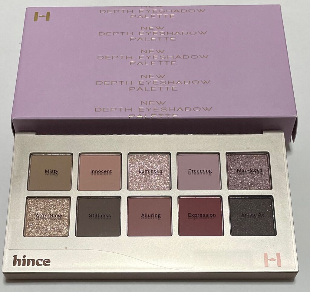 ニューデップスアイシャドウパレット/hince/アイシャドウパレットを使ったクチコミ(2枚目)