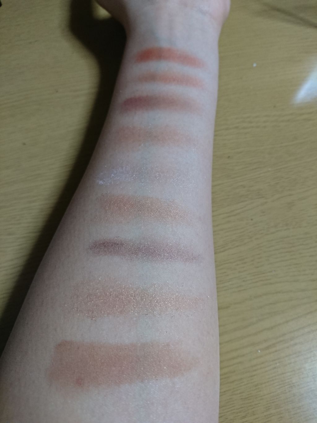 UR GLAM BLOOMING EYE COLOR PALETTE/U R GLAM/アイシャドウパレットを使ったクチコミ(4枚目)