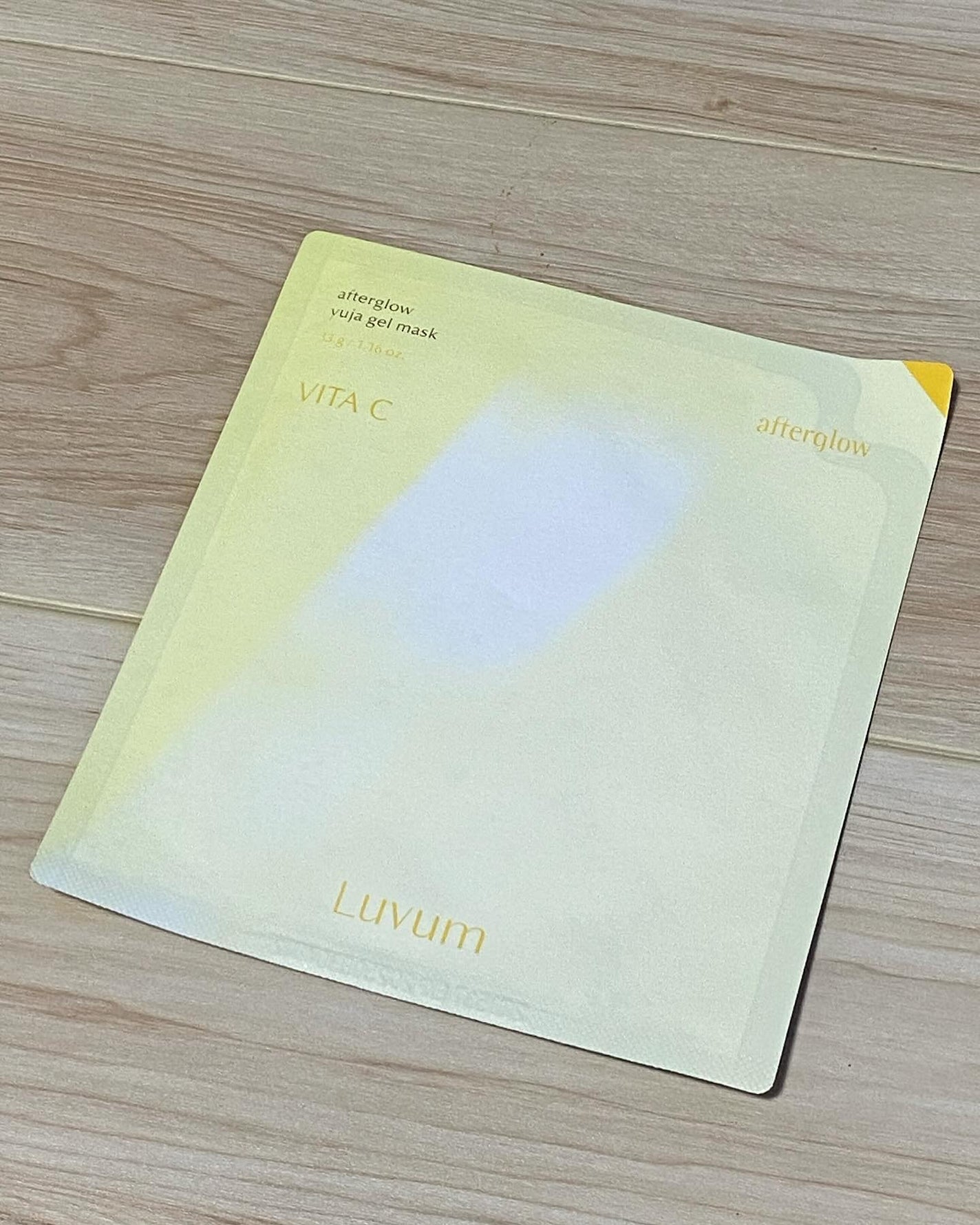 ラビューム アフターグロウ ゆずゲルマスク/Luvum/シートマスク・パックを使ったクチコミ(2枚目)