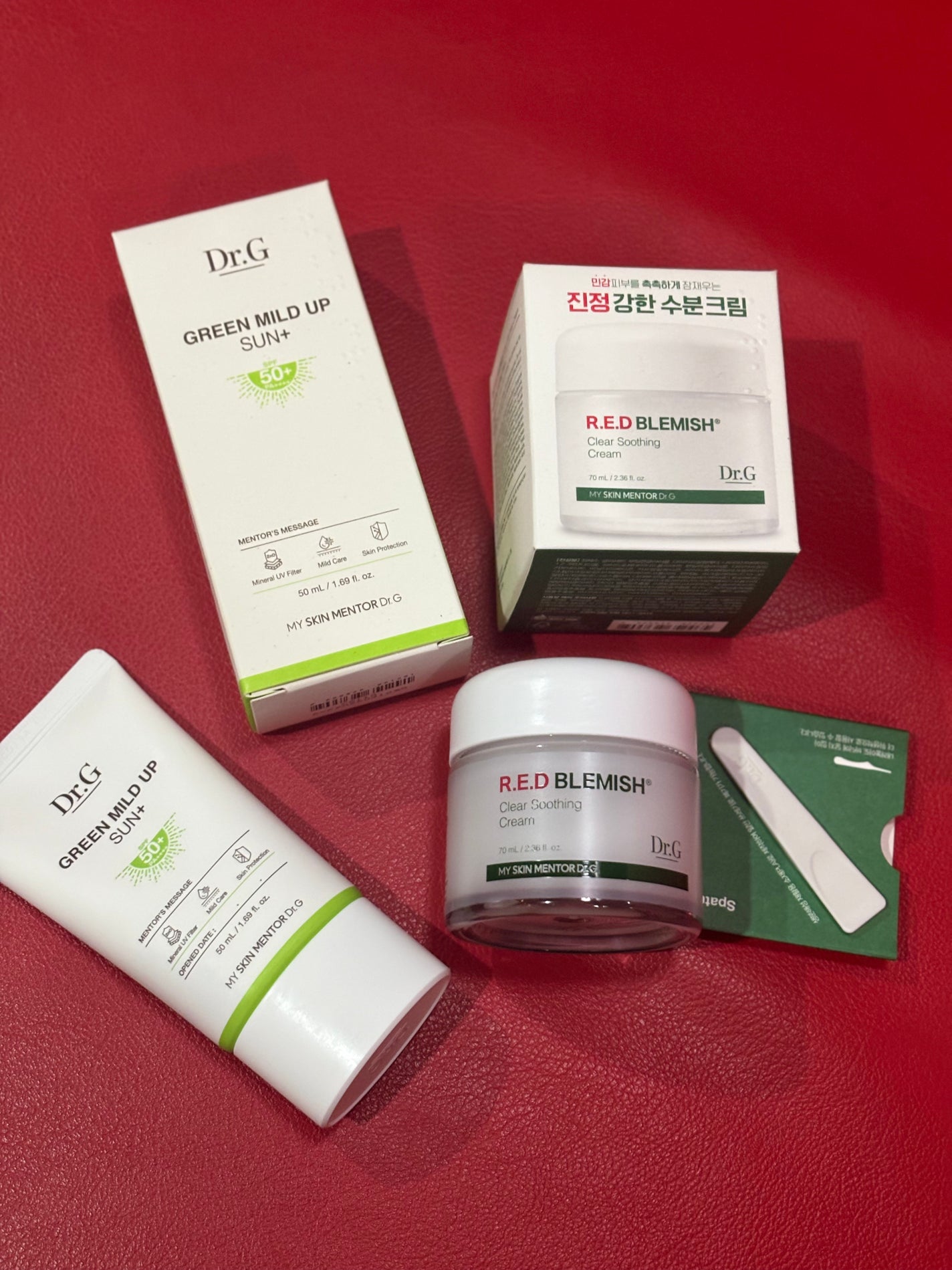 グリーンマイルドアップサンプラス/Dr.G/日焼け止めクリームを使ったクチコミ(2枚目)