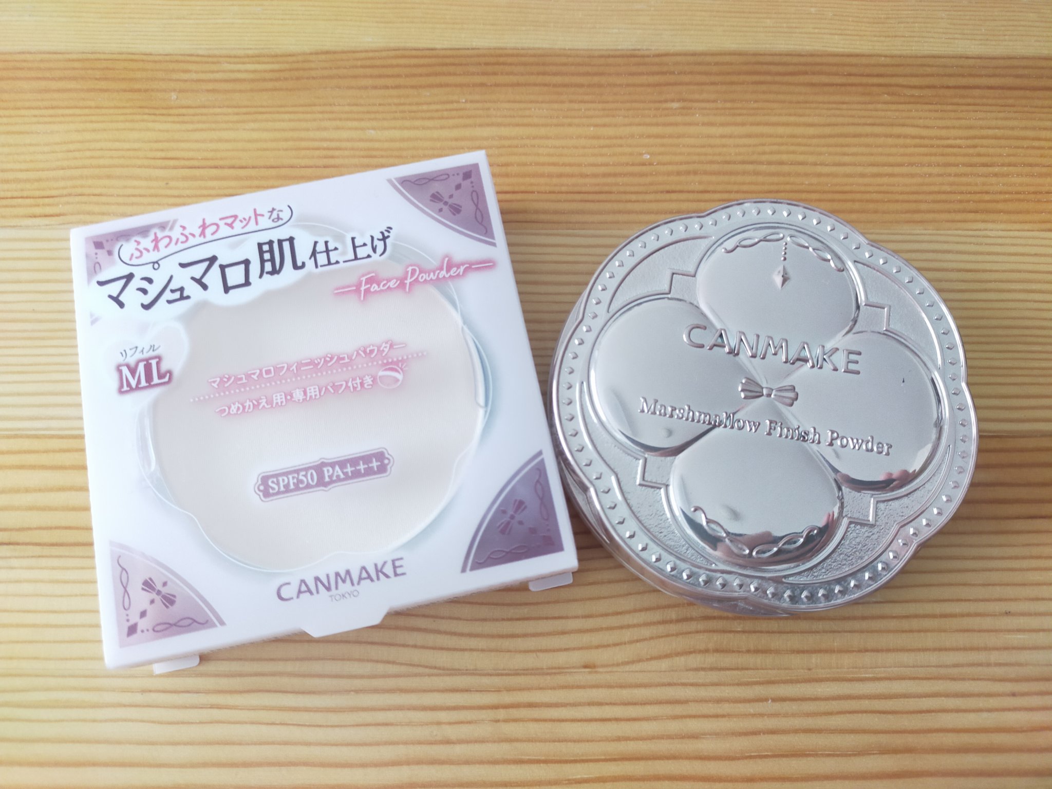 マシュマロフィニッシュパウダー/キャンメイク/プレストパウダーを使ったクチコミ（1枚目）