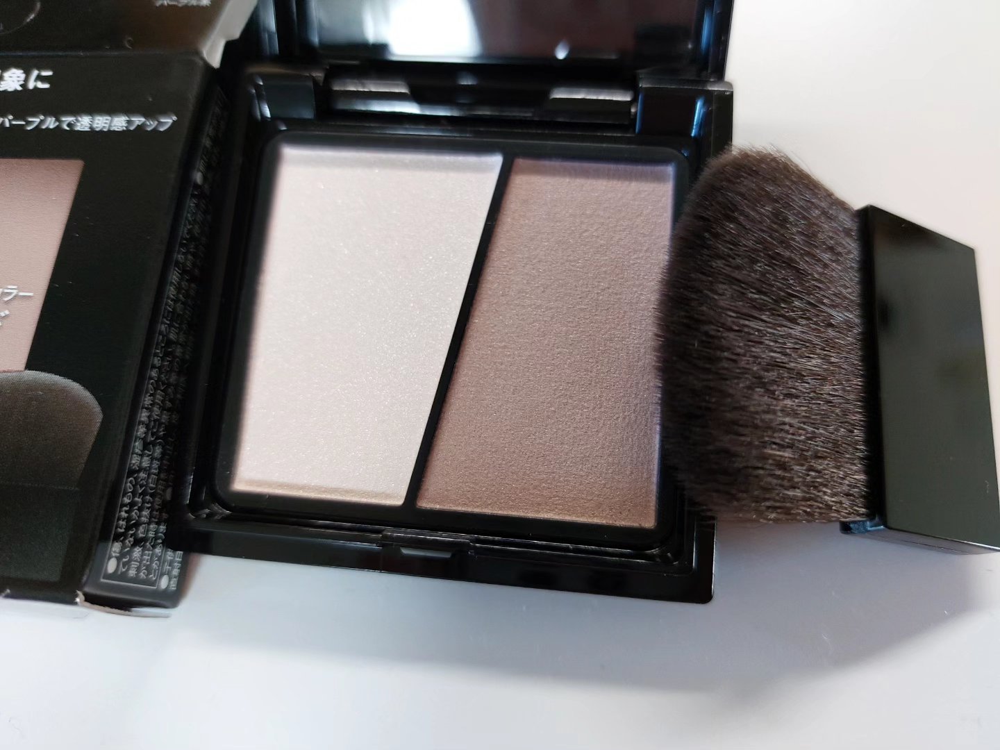 3Dクリエイトニュアンスパウダー EX-2 透明感アップ パープル系/KATE/ハイライトを使ったクチコミ（2枚目）