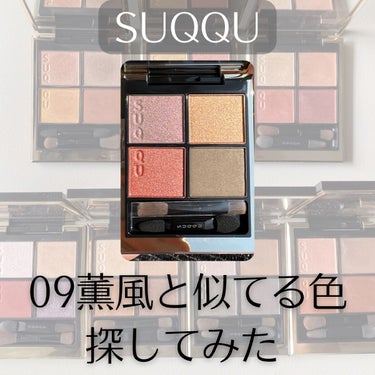 【SUQQU】色味徹底比較✨

SUQQU
シグニチャー カラー アイズ

09 薫風 -KAORIKAZE-

パレットの各色について、
既存色で似ている色がないか探してみました！

 #夏コスメの戦