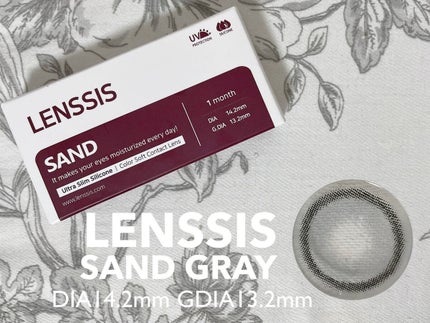サンドシリーズ/LENSSIS/カラーコンタクトレンズを使ったクチコミ(1枚目)