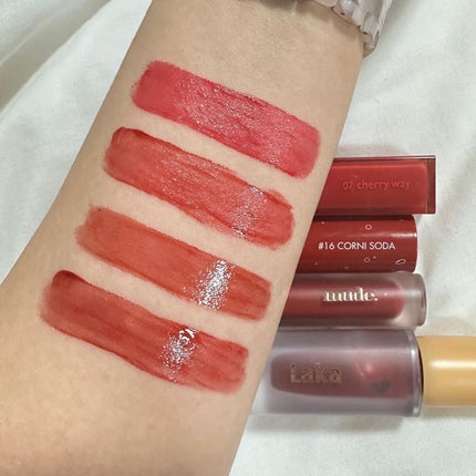 ジューシーラスティングティント/rom&nd/リップティントを使ったクチコミ(1枚目)