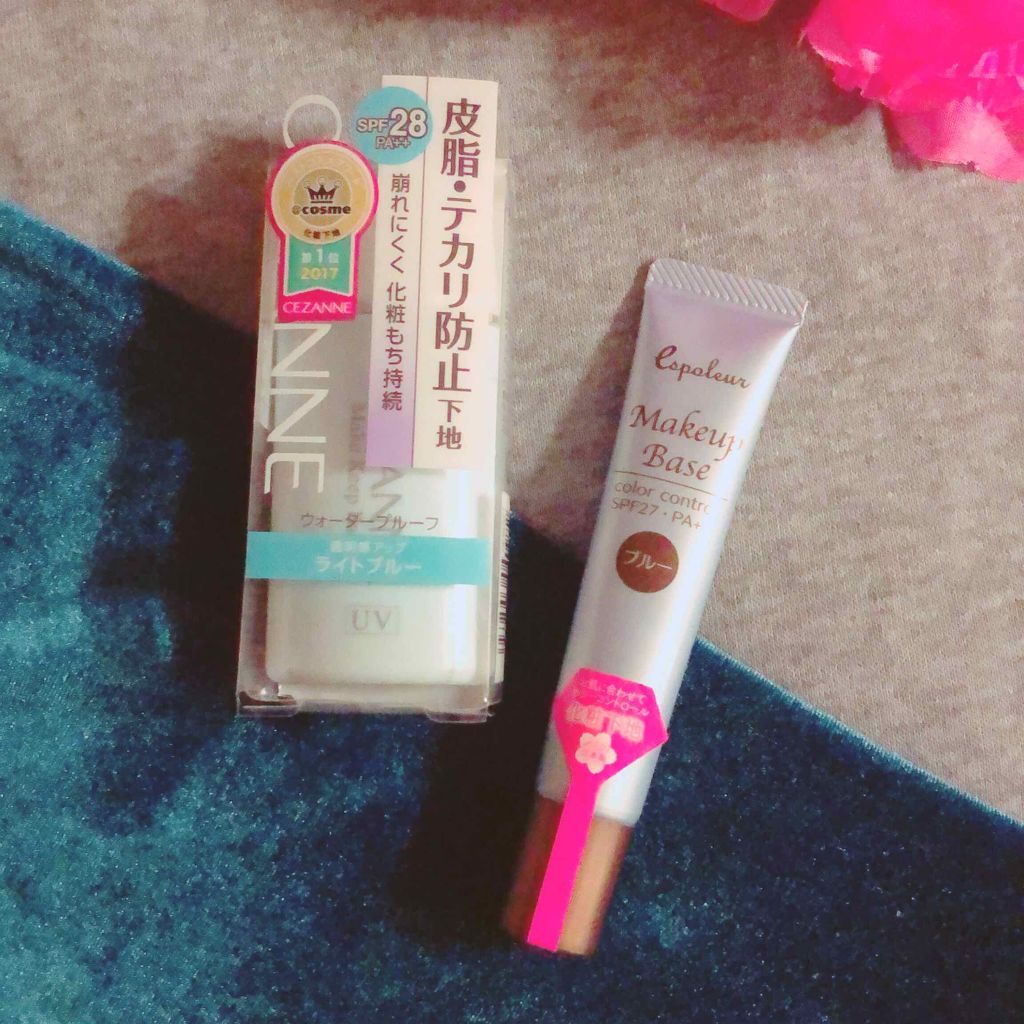 皮脂テカリ防止下地/CEZANNE/化粧下地を使ったクチコミ（2枚目）