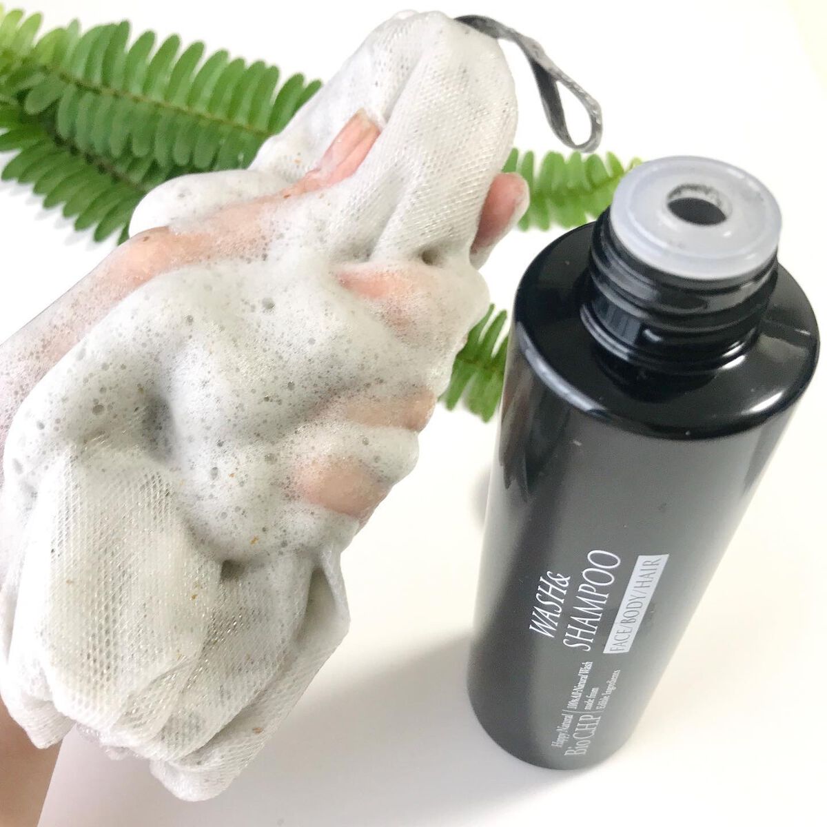 Bio C.H.P ウォッシュ&シャンプー/ハッピーナチュラル/洗顔石鹸を使ったクチコミ(4枚目)