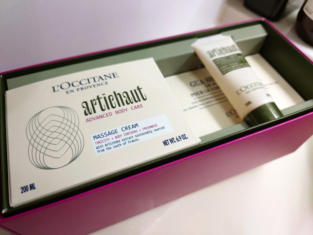 アーティチョーク マッサージクリーム/L'OCCITANE/マッサージクリームを使ったクチコミ（2枚目）