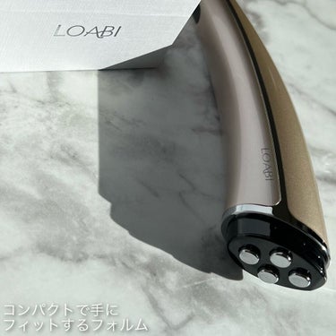 LOABI EMS美顔器のクチコミ「LOABIのEMS美顔器は目元・口元の集中ケアができて、EMS機能、RF機能、LED機能の3W.....」（2枚目）