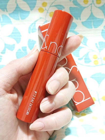 ジューシーラスティングティント/rom&nd/リップティントを使ったクチコミ(1枚目)