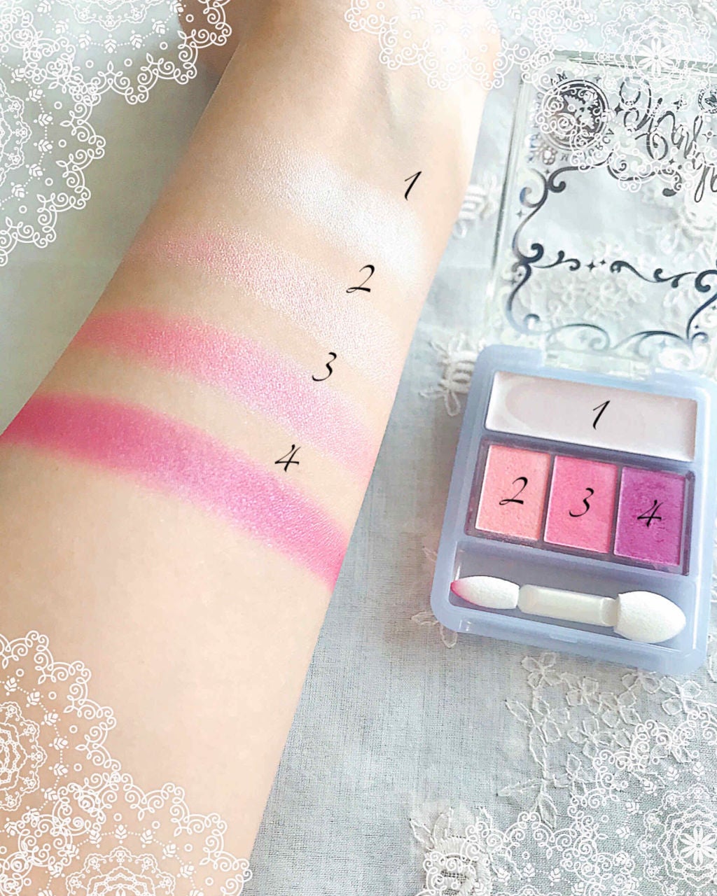 マジョルック(イルミネーター)/MAJOLICA MAJORCA/アイシャドウパレットを使ったクチコミ(4枚目)