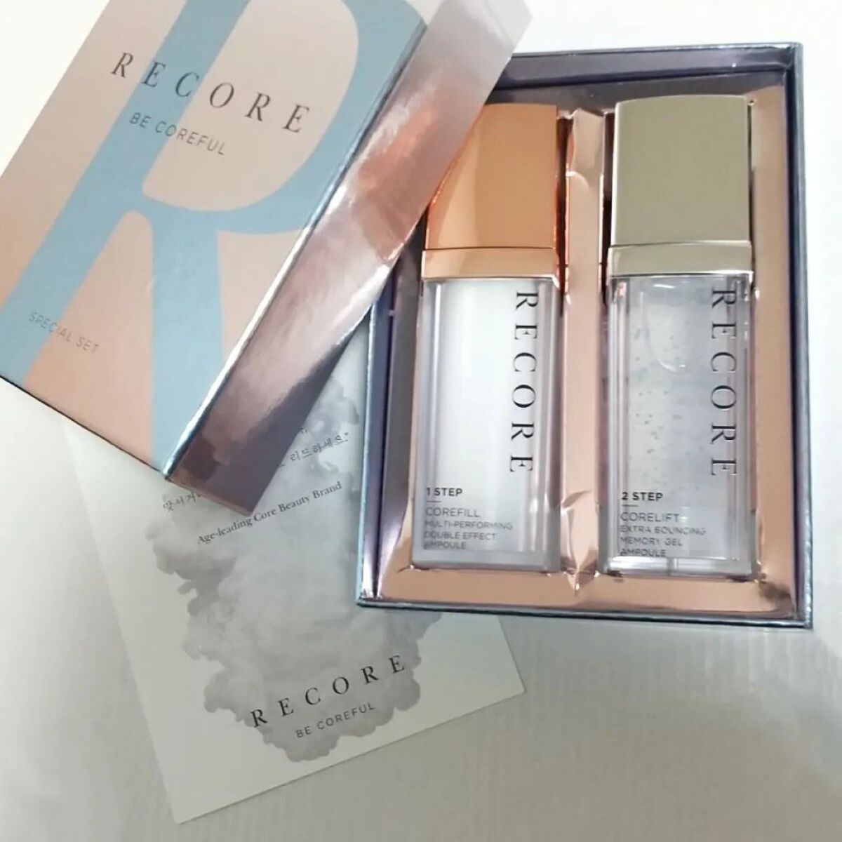 リコアアンプルガラスキット/RECORE/美容液を使ったクチコミ（1枚目）