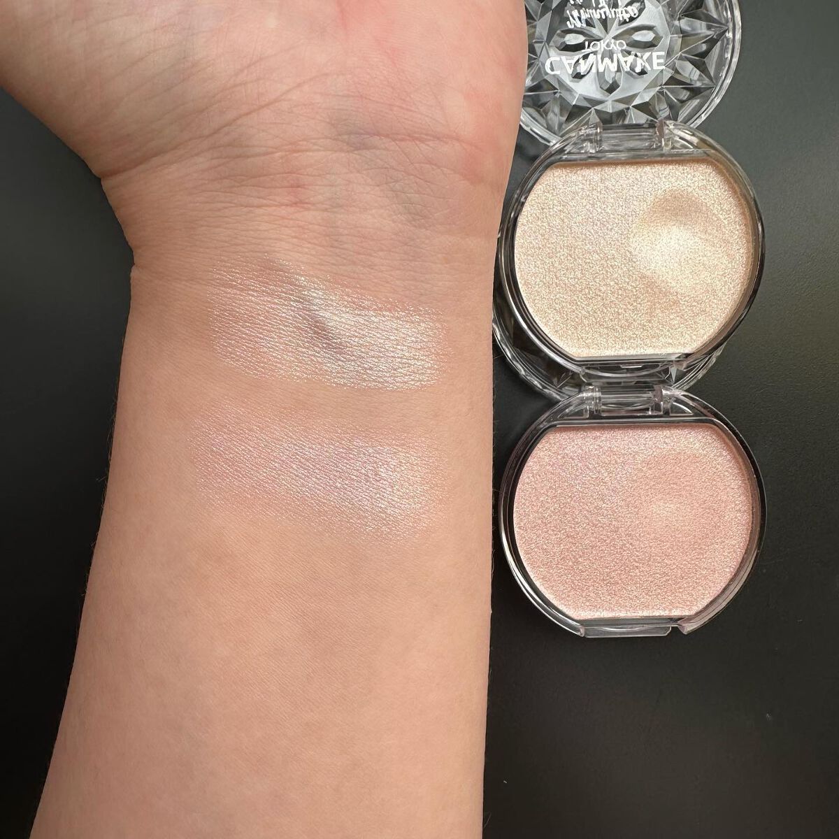 むにゅっとハイライター/キャンメイク/クリームハイライトを使ったクチコミ(4枚目)