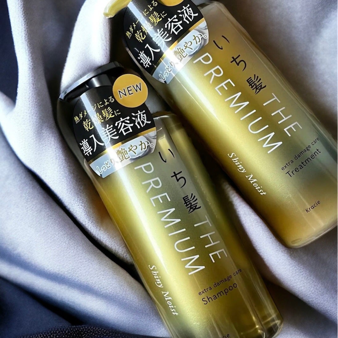 THE PREMIUM エクストラダメージケアシャンプー/トリートメント(シャイニーモイスト)/いち髪/市販シャンプーを使ったクチコミ(2枚目)