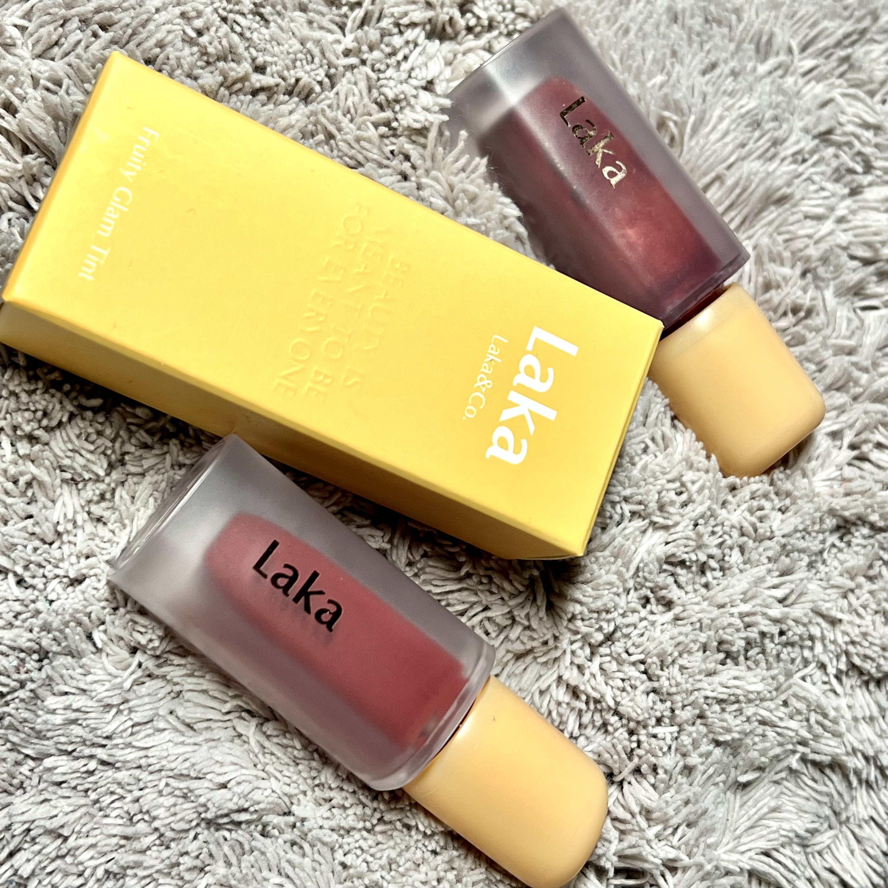 フルーティーグラムティント 104 チェリー/Laka/リップティントを使ったクチコミ（1枚目）