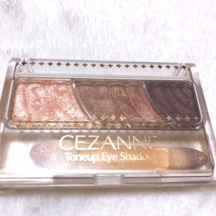 トーンアップアイシャドウ/CEZANNE/アイシャドウパレットを使ったクチコミ(1枚目)