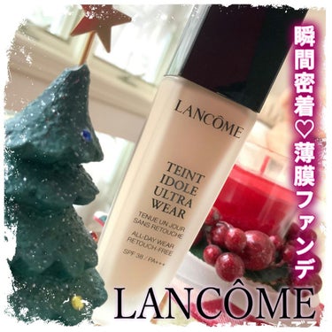 タンイドル ウルトラ ウェア リキッド/LANCOME/リキッドファンデーションを使ったクチコミ（1枚目）