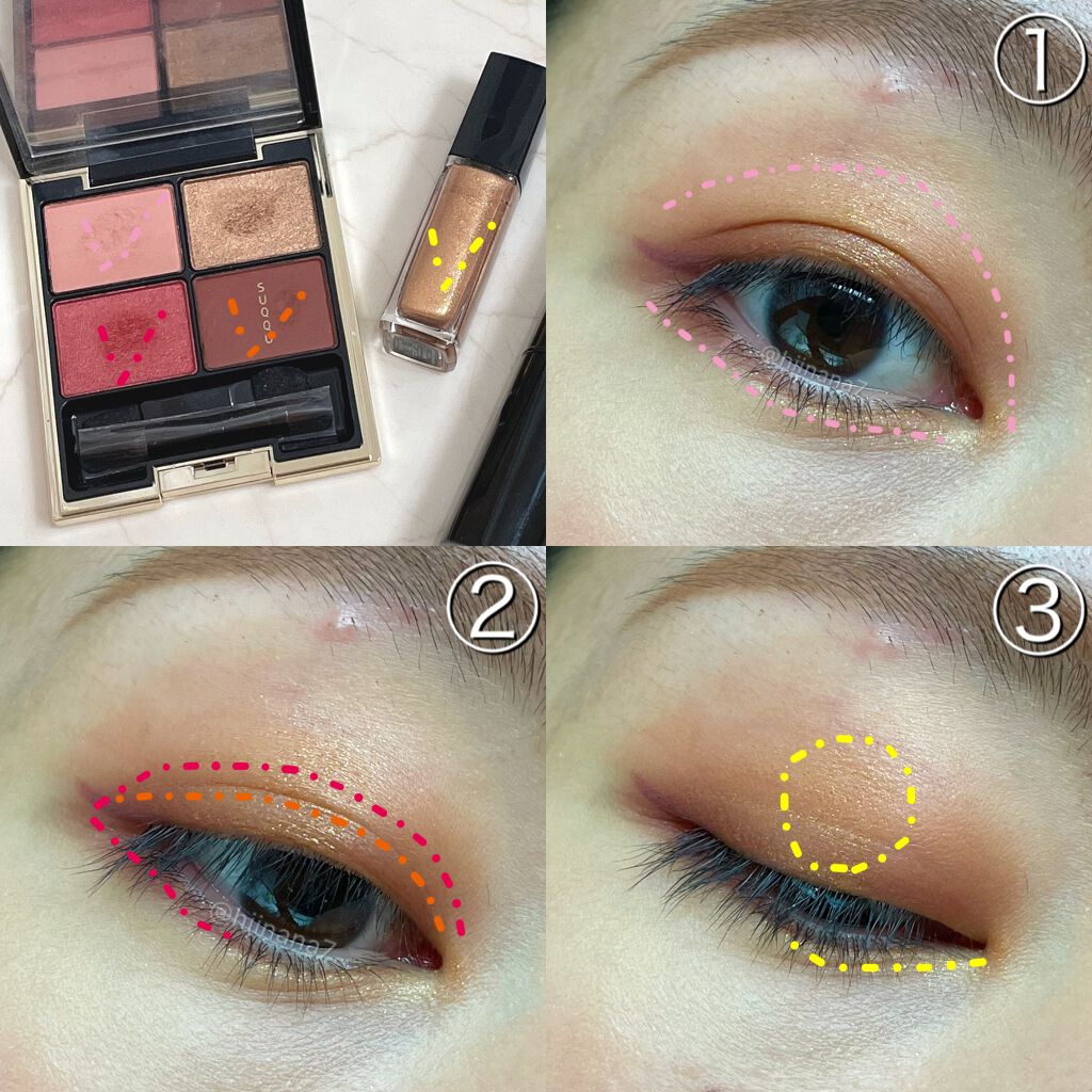 オンブル プルミエール ラック/CHANEL/リキッドアイシャドウを使ったクチコミ（3枚目）