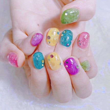 なかやまちえこ on LIPS 「🫧🫧🫧⠀⠀@kurebayashiiiちゃん⠀⠀#nail#n..」(2枚目)
