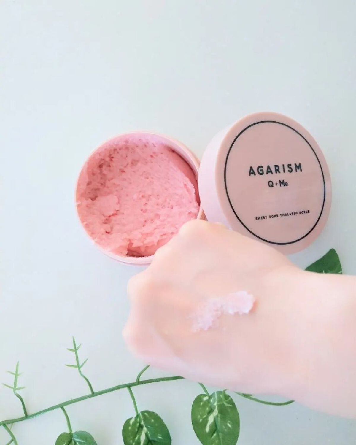 Q+Me スウィート ボム タラソ スクラブ/AGARISM/バストケア・ヒップケアを使ったクチコミ（3枚目）