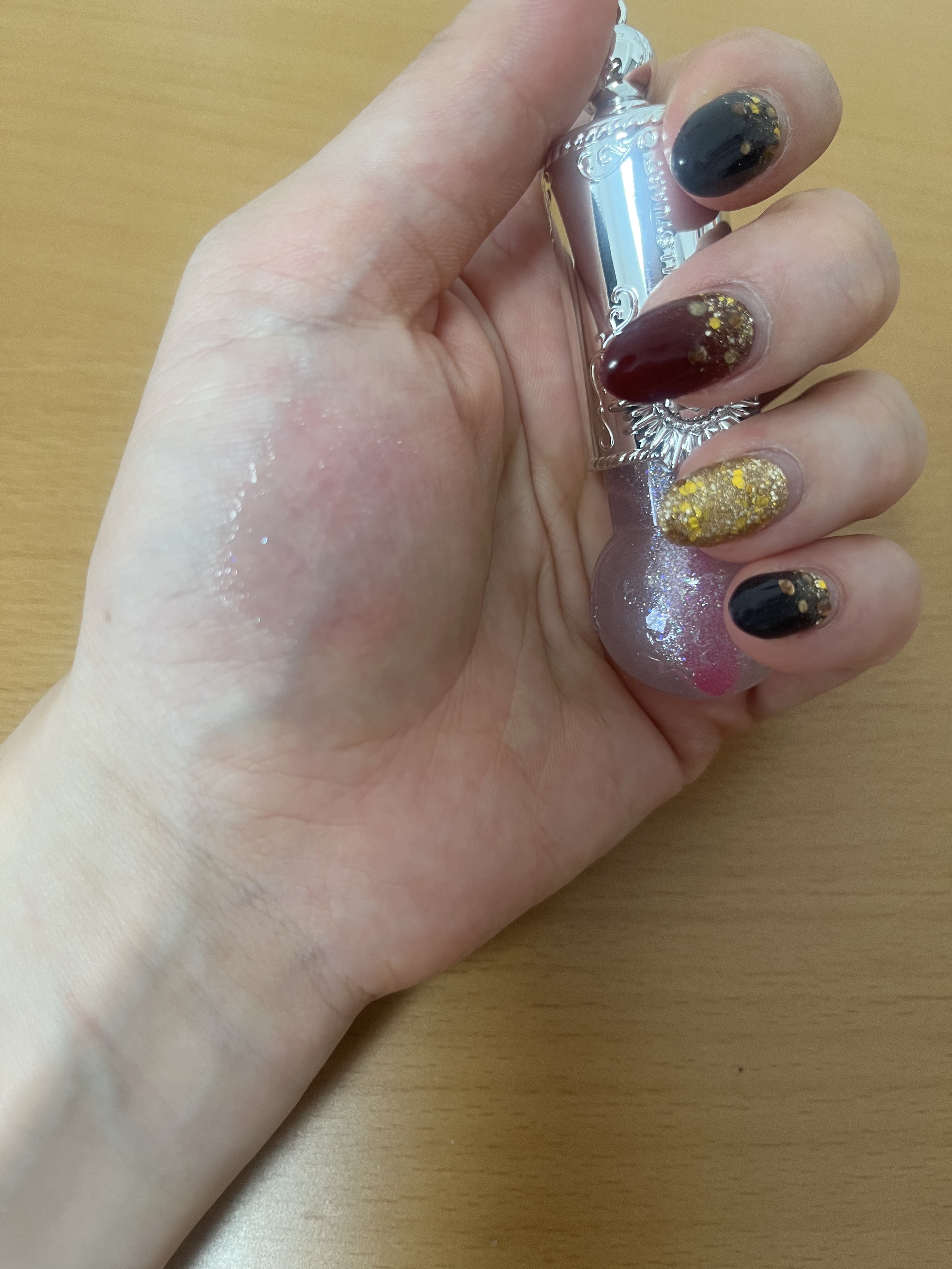 ステラーチャーム　リップオイル 06 humane Moon/JILL STUART/口紅を使ったクチコミ（3枚目）