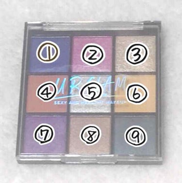 UR GLAM　BLOOMING EYE COLOR PALETTE/U R GLAM/パウダーアイシャドウを使ったクチコミ（2枚目）