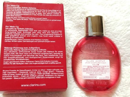 フィックス メイクアップ/CLARINS/ミスト状化粧水を使ったクチコミ(2枚目)