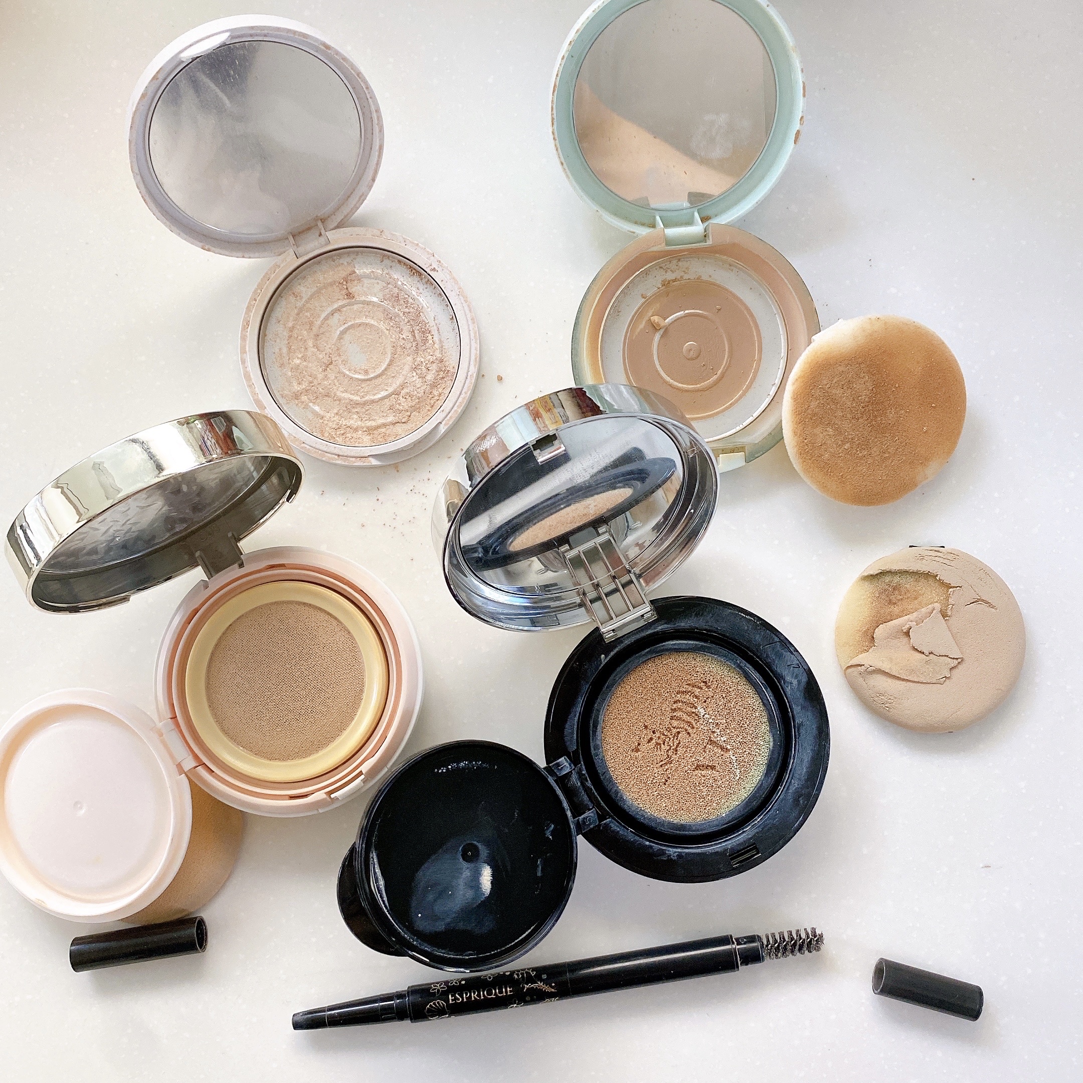 W アイブロウ (ペンシル＆パウダー) BR300（限定デザイン）/ESPRIQUE/パウダーアイブロウを使ったクチコミ（3枚目）