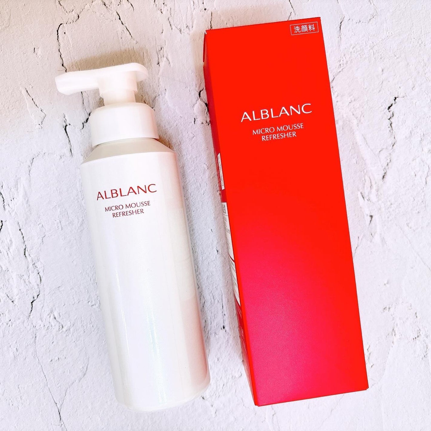 マイクロムース リフレッシャー/ALBLANC/泡洗顔を使ったクチコミ(1枚目)