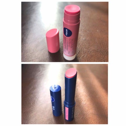 モイストピュアカラーリップ/ニベア/リップクリームを使ったクチコミ(3枚目)