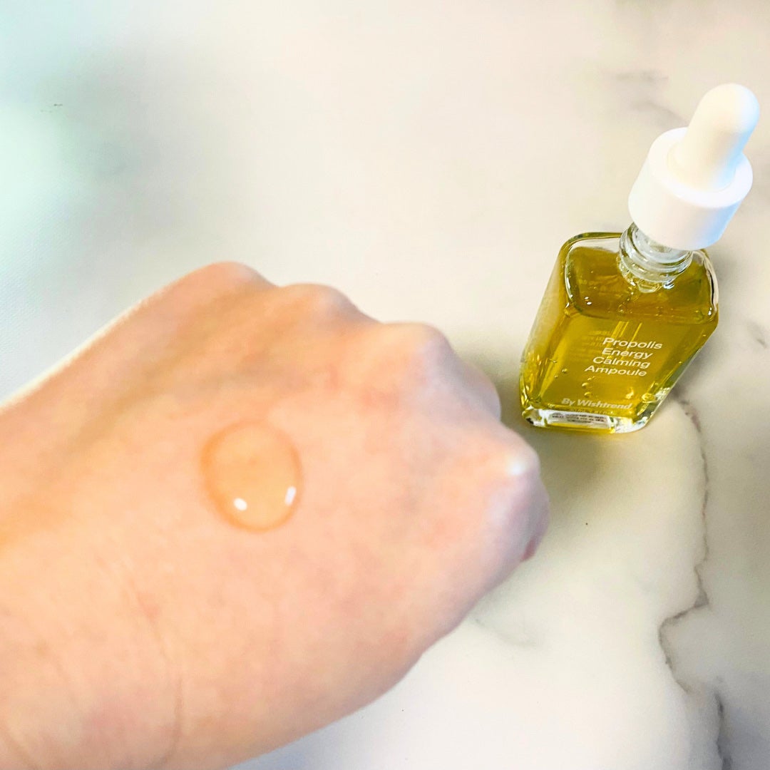プロポリスエナジーカーミングアンプル/By Wishtrend/美容液を使ったクチコミ(3枚目)