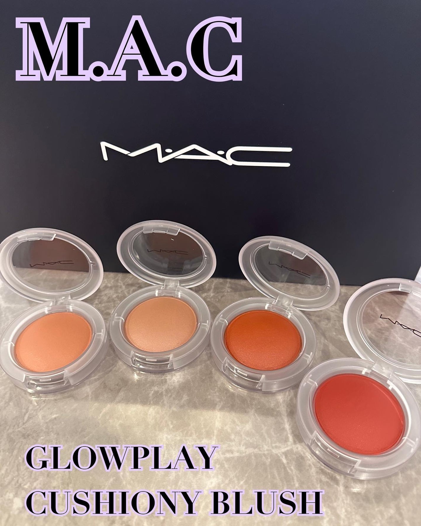 グロープレイ クッショニー ブラッシュ/M・A・C/ジェル・クリームチークを使ったクチコミ(1枚目)