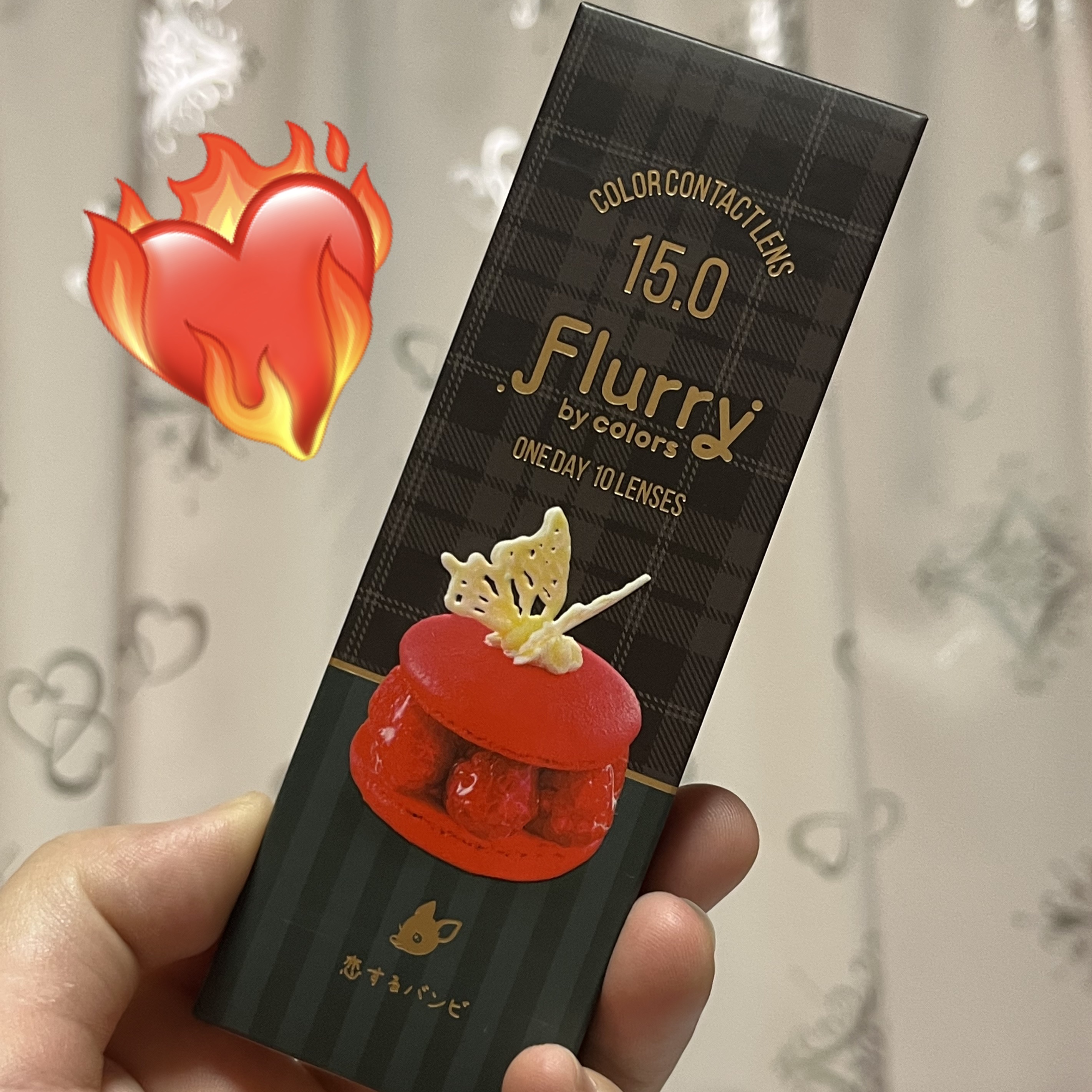 Flurry by colors 1day 恋するバンビ/Flurry by colors/ワンデー（１DAY）カラコンを使ったクチコミ（1枚目）