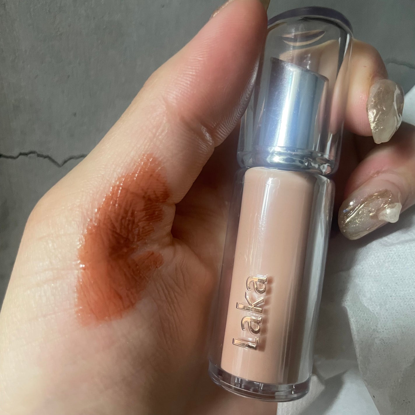 ボンディンググロウリップスティック/Laka/口紅を使ったクチコミ(1枚目)