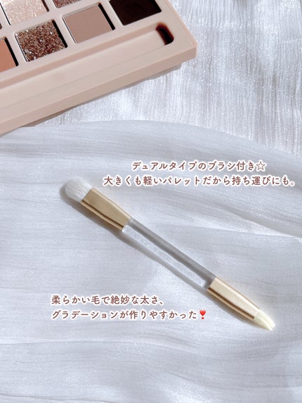 アイモーメント10色パレット 8g/THE FACE SHOP/アイシャドウパレットを使ったクチコミ(3枚目)