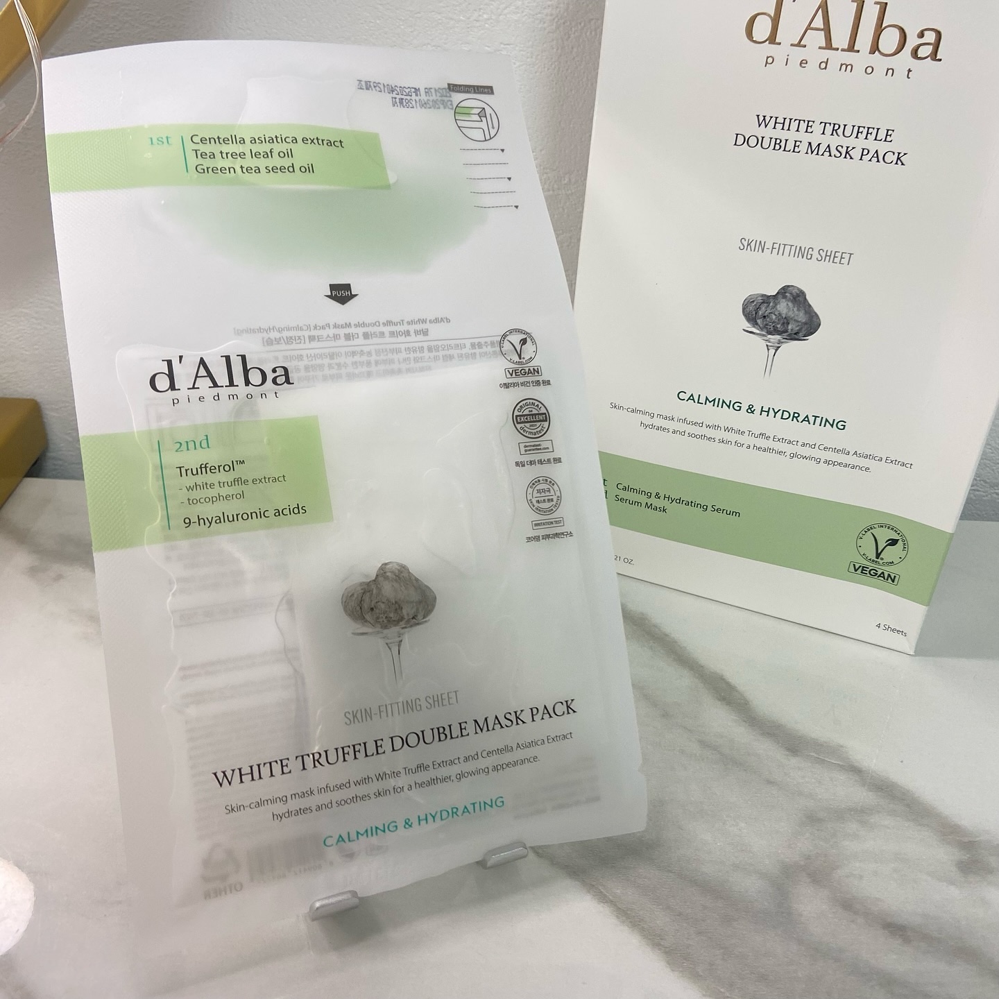 ホワイトトリュフダブルマスクパック(鎮静/保湿) /ダルバ/シートマスク・パックを使ったクチコミ（1枚目）