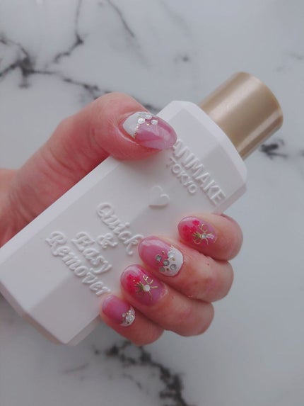 ネイルシール/Qoo10/ネイルシールを使ったクチコミ(2枚目)