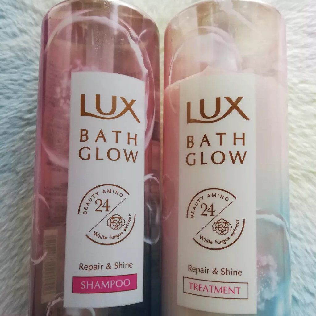 バスグロウ リペア&シャイン シャンプー/トリートメント/LUX/シャンプー・コンディショナーを使ったクチコミ(1枚目)