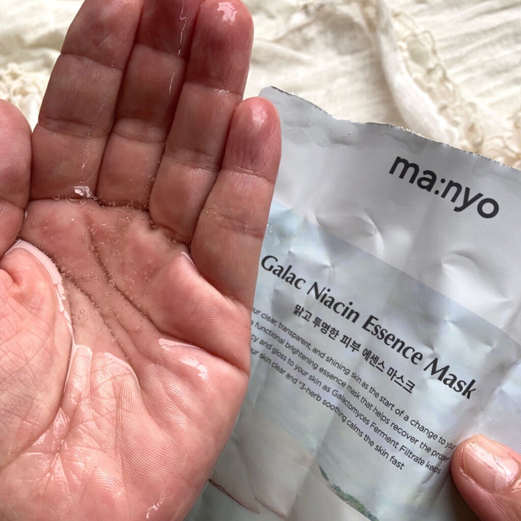 ガラクナイアシン エッセンスマスク/manyo/シートマスク・パックを使ったクチコミ(5枚目)